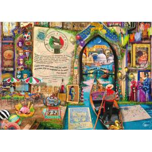Schmidt Spiele - Puzzle Stewart: Memories of Venice - 1 000 piese