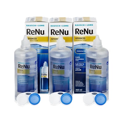 ReNu Advanced разтвор 3x 360 ml