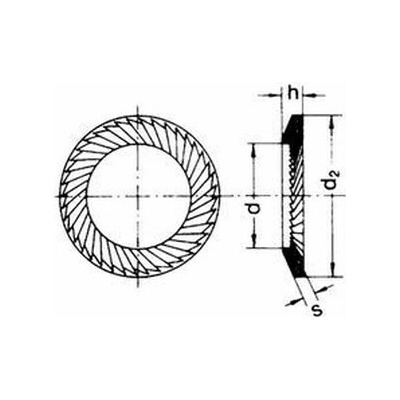 podložka M4 pr. 4.3x7x0.5 BÍLÝ ZINEK typ S SCHNORR DIN 9250S – Hledejceny.cz
