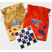 Tuna s.r.o. desková hra Set4 mini PLAST cestovní verze zlatá
