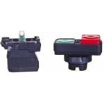 Schneider Control button double 22mm red/green 1Z 1R self-back with illumination XB5AW73731M5