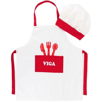 Image 1 of Viga Toys Детска готварска престилка Viga - С шапка (44577)