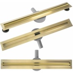 Rea Комплект душ канал със златен капак Rea Neox Slim Pro 70 см (5902557394401)