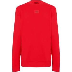 HUGO BOSS Риза с дълъг ръкав Hugo Mens HUGO Long Sleeve Contemporary Sweatshirt - Crew Neck (Diragol) - Red 693