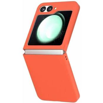 GKK Тънък Калъф за Samsung Z Flip 7 FE/Z Flip 6, Thin PC Case, Оранжев (5906601886363)