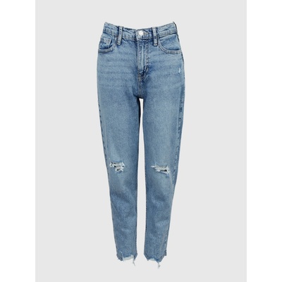 Gap Dětské džíny mom destroy Modrá – Zboží Mobilmania