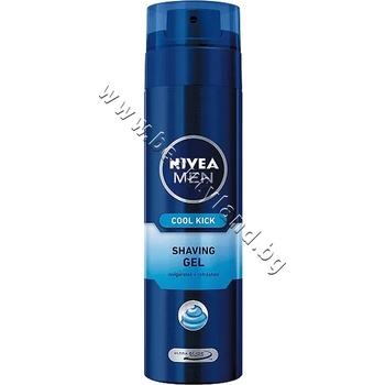 Nivea Гел Nivea Men Cool Kick Shaving Gel, p/n NI-81730 - Освежаващ гел за бръснене с ментол и магнезии (NI-81730)