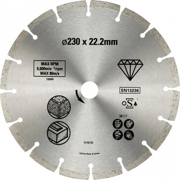 Stanley Kotouč diamantový 230 mm STA38117