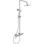Ideal Standard Cerafine O - Душ комплект с смесител, диаметър 20 см, 1 струя, хром BC750AA (BC750AA)