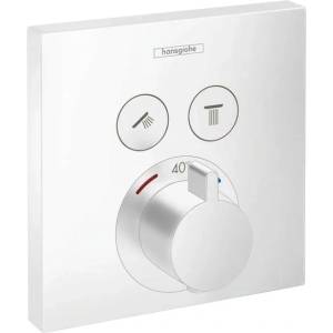 Hansgrohe Смесител за душ Hansgrohe ShowerSelect, матово бял, 2 функции (15763700)