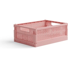 Made Crate skladacia prepravka midi pink