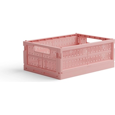 Made Crate skladacia prepravka midi pink