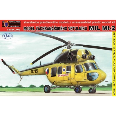 Kovozávody Prostějov Plastový model vrtulník KOVOZAVODY CLK4801 Mil Mi-2 1:48