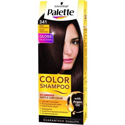 Schwarzkopf Palette Color Shampoo 341 tmavá čokoláda