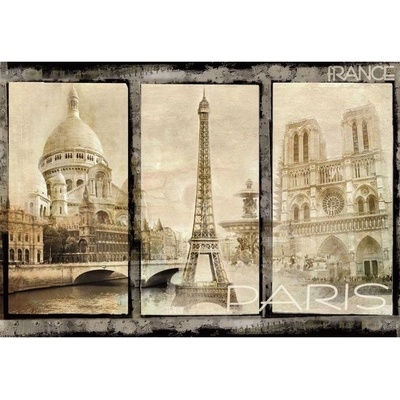 Preinterier FT0288 Fototapeta na stenu Mozaika miest vlies 104cm x 70cm