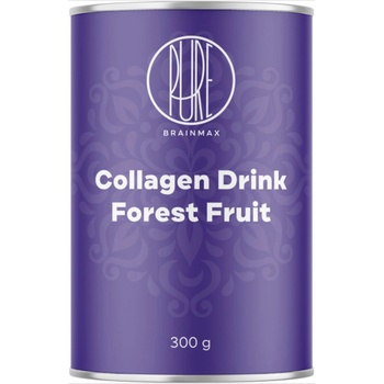 BrainMax Pure Collagen Drink, kolagen nápoj, lesní ovoce 300 g