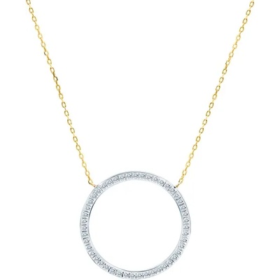 SAVICKI Кръгло колие Savicki: злато. диаманти