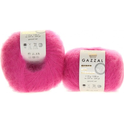 Gazzal Super Kid Mohair 64421 růžová