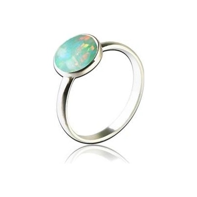 Nubis Stříbrný prsten s opálem NBP95 OP03
