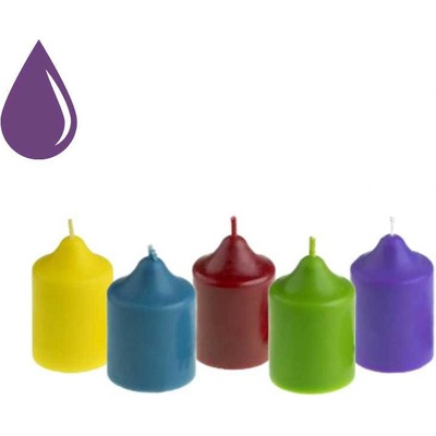 Tekutá barva na svíčky - fialová 10ml