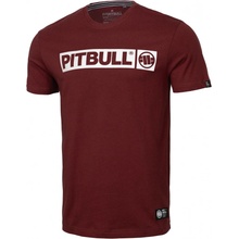 PitBull West Coast tričko pánske Hilltop 170 burgundy