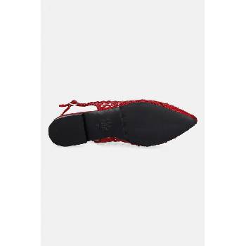 Billi Bi балеринки от кожа Red nappa (A9571.079)