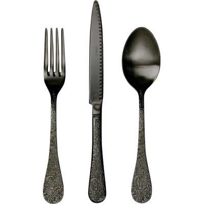 Herdmar Прибори за хранене betty- 24 части - черен мат (-198-3024-0517-200-0001)