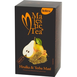 Biogena Чай Biogena Majestic Tea с вкус на круша и йерба мате, порция 50 г (20 x 2, 5 г)