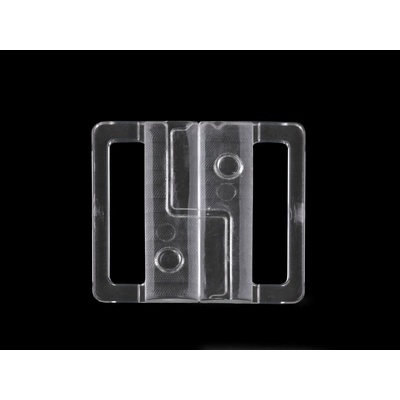 Prima-obchod Plavkové zapínání šíře 30 mm plastové, barva transparent