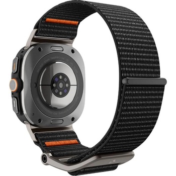 Spigen Текстилна каишка за Samsung Galaxy Watch Ultra (47mm) от Spigen DuraPro Flex - Черна (8809971235983)