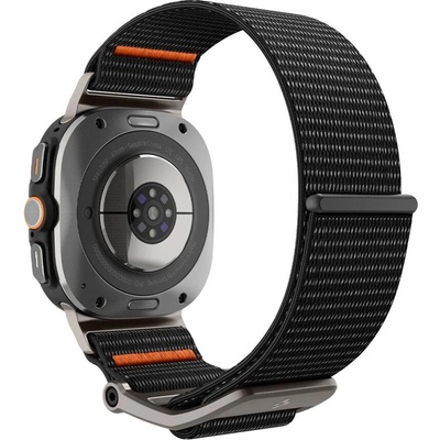 Spigen Текстилна каишка за Samsung Galaxy Watch Ultra (47mm) от Spigen DuraPro Flex - Черна (8809971235983)