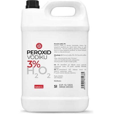 Nanolab Peroxid vodíka 3% 5 l