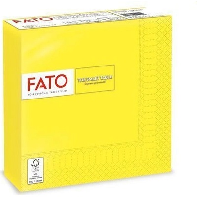 Fato Ubrousky Smart Table žlutá 1/4 skládání 33x33cm