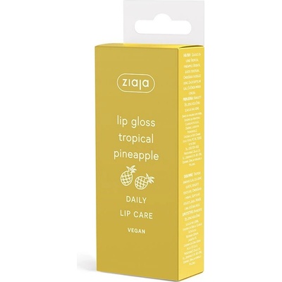 Ziaja Tropical Pineapple ošetrujúci lesk na pery 12 ml