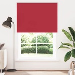 vidaXL Ролетна щора, затъмняваща, червена, 145x210 см, ширина на плата 141, 6 см, полиестер (4011839)