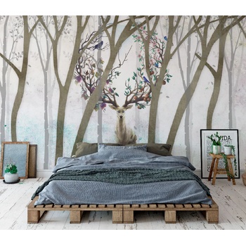 Image 1 of Art gift Фототапет Еленови рога