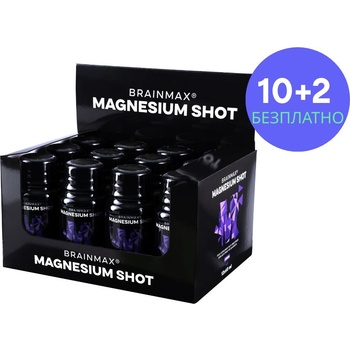 BrainMax Magnesium Shot, 60 ml, 12 ks