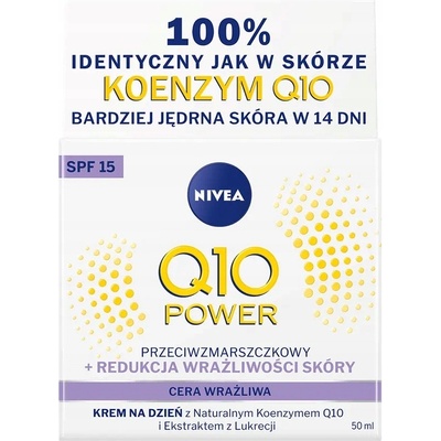 Nivea Q10 Serenity denný krém proti vráskam SPF15 50 ml