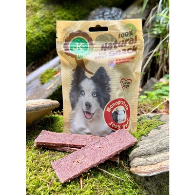JK ANIMALS 100% Natural Snack Přírodní Monoprotein Beef 100 g – Zboží Mobilmania