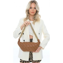 Madamra Chain Quilted Oval bag