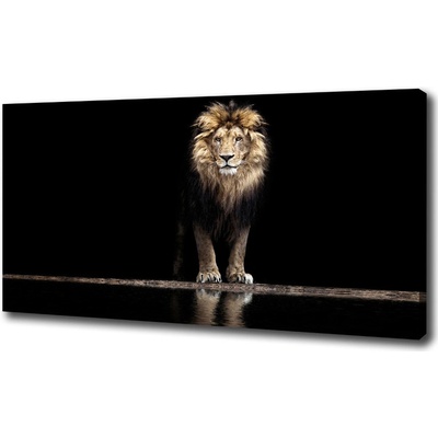 Foto obraz na plátne do obývačky Portrét leva 100x50 cm
