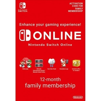 Nintendo Switch Online Family členstvo 365 dní