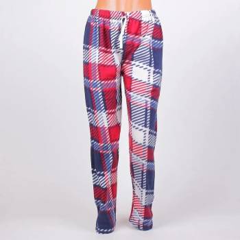 Image 1 of Кариран панталон-пижама в синьо, червено и бяло