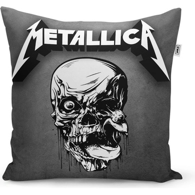Sablio Vankúš METALLICA Lebka Sivá 40x40