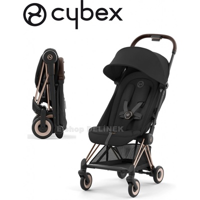 Cybex Coya Rose Gold Sepia Black 2024