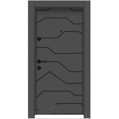 Haska Блиндирана врата New Parkdoor ST90 Антрацит (цена без монтаж)