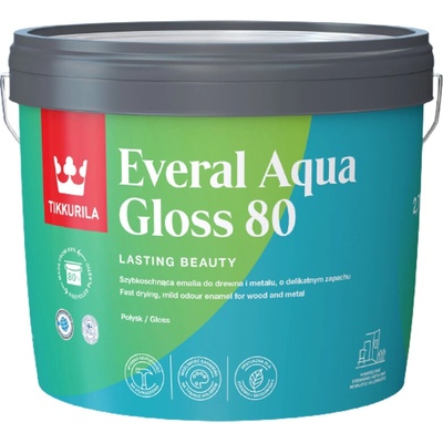 Tikkurila Everal Aqua GLOSS [80] A 2,7L