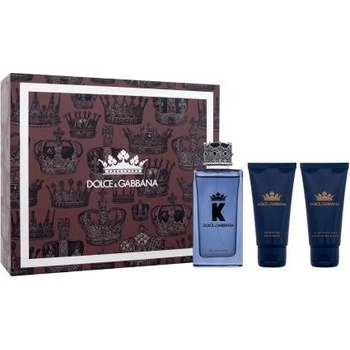 Dolce & Gabbana K EDP 100 ml + sprchový gél 50 ml + balzam po holení 50 ml darčeková sada