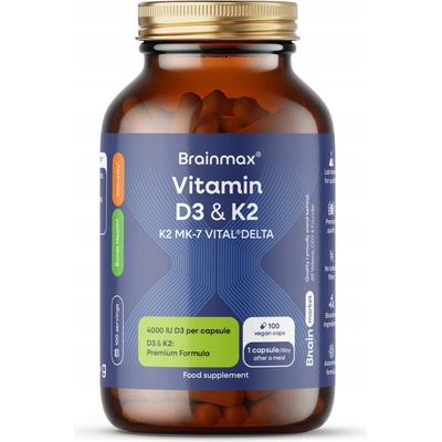 vitamín D3 5000 IU a K2 150 mcg 100 ks
