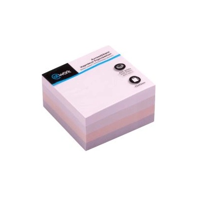 @Work Кубче лепящи листчета Blush 75х75мм 400л